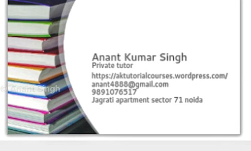 Anant Singh - School Tuitions in Sector 70, Noida