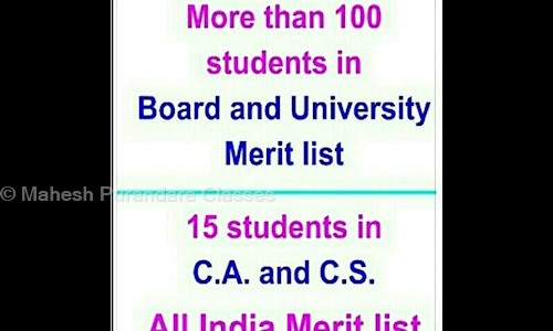 Mahesh Purandare Classes - Finance & Accounting tuitions in Sadashiv Peth, Pune