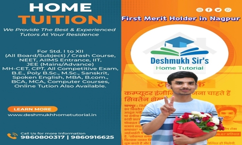 Deshmukh Home Tutorial - School Tuitions in Pratap Nagar, Nagpur
