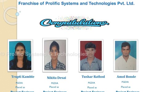 Prolific Systems & Technologies - Job Training in Shivaji Nagar, Pune