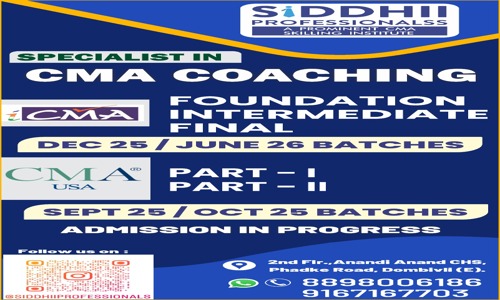 SIDDHI PROFESSIONALS - Finance & Accounting tuitions in Mulund West, Mumbai