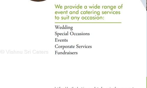 Vishnu Sri Caters - Catering Services in Vijayanagar, Bangalore