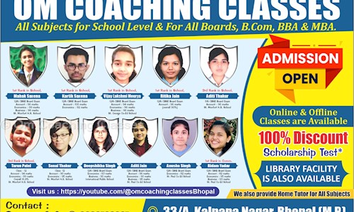 Om Coaching Classes - School Tuitions in Kalpana Nagar, Bhopal
