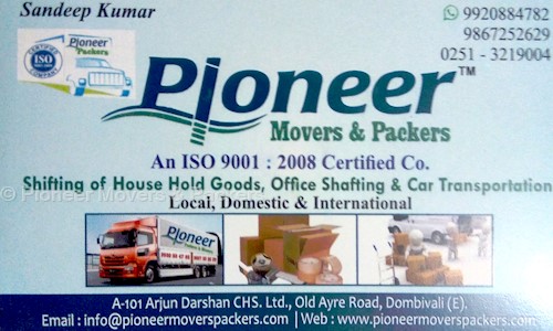 Pioneer Movers & Packers - Packers and Movers in Dombivali East, Mumbai