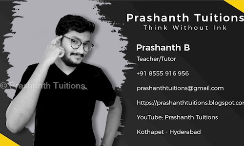 Prashanth Tuitions - School Tuitions in Kothapet, Hyderabad