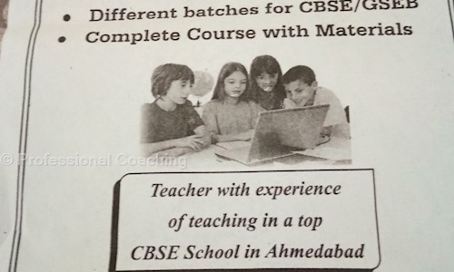 Professional Coaching - School Tuitions in Vastrapur, Ahmedabad