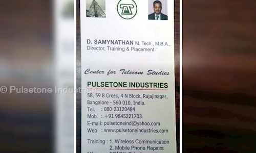 Pulsetone Industries - Job Training in Rajaji Nagar, Bangalore