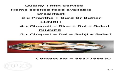 Quality Tiffin Service - Catering Services in Sector 71, Mohali
