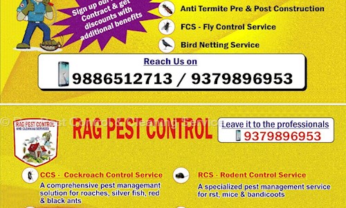 Rag Pest Control & Cleaning Service - Pest Control in Bommanahalli, Bangalore