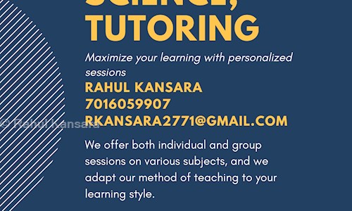 Rahul Kansara - School Tuitions in Bopal, Ahmedabad