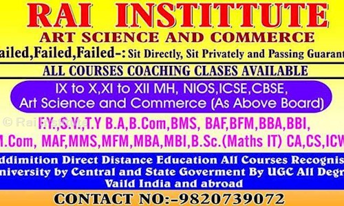 Rai Institute - School Tuitions in Nerul, Mumbai