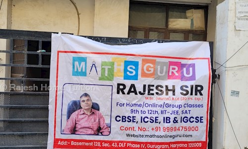 Rajesh Home Tuition - School Tuitions in Sector 43, Gurgaon