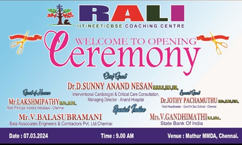 Ramachandra Academy - School Tuitions in Manali, Chennai