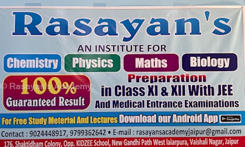 Rasayan's Academy - School Tuitions in Vaishali Nagar, Jaipur