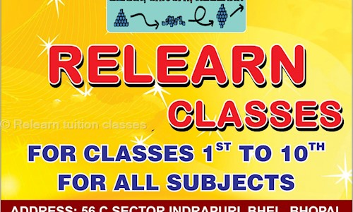 Relearn tuition classes - School Tuitions in Indrapuri, Bhopal