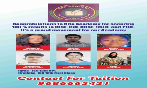 RITA Academy - School Tuitions in Indira Nagar, Bangalore
