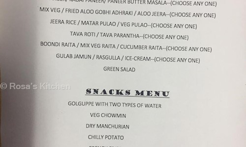 Rosa’s Kitchen - Catering Services in Swarna Jayanti Puram, Ghaziabad