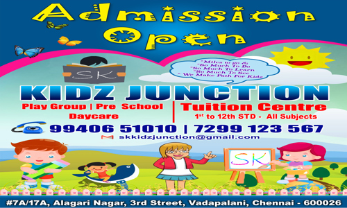 SK Kidz Junction - School Tuitions in Vadapalani, Chennai