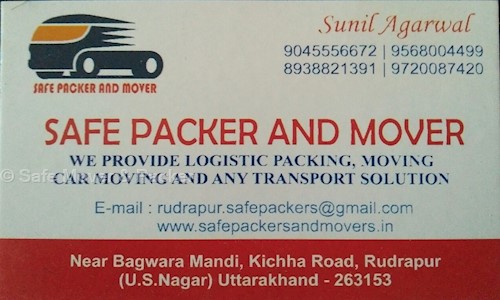 Safe Mover & Packer - Packers and Movers in Kiccha Road, Rudrapur