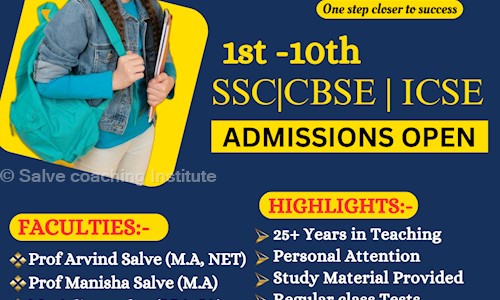 Salve coaching Institute  - School Tuitions in New Sangvi, Pune