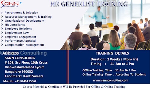 Sann Consulting - Job Training in RT Nagar, Bangalore