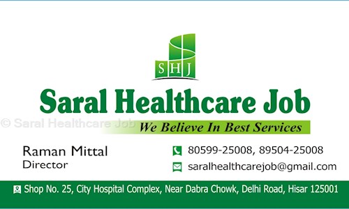 Saral Healthcare Job - Placement Consultancies in Hisar City, Hisar