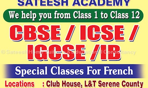 Sateesh Home Tuitions & Educational Consultancy - School Tuitions in Banjara Hills, Hyderabad
