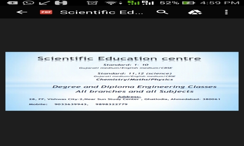 Scientific Classes - School Tuitions in Ghatlodiya, Ahmedabad
