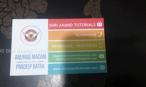 Shri Anand Tutorials - School Tuitions in Borivali West, Mumbai