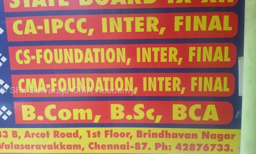 Shri Selvaraja CMA Academy - School Tuitions in Choolaimedu, Chennai