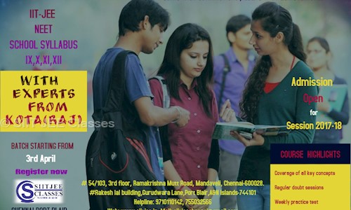 SIIT JEE Classes - School Tuitions in Mandaveli, Chennai