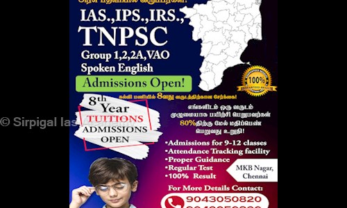 Sirpigal Ias Academy - School Tuitions in MKB Nagar, Chennai
