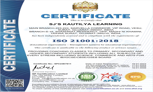 SJS Kautilya Learning - School Tuitions in Vesu, Surat