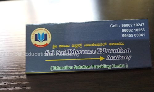 Sri Sai Educational Academy - Distance Education in RT Nagar, Bangalore
