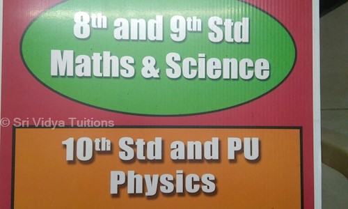 Sri Vidya Tuitions - School Tuitions in Chandra Layout, Bangalore