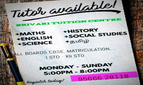 Srivari Tuition Centre - Job Training in Hasthampatti, Salem