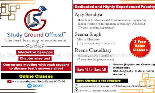 Study Ground Official - The best learning environm - School Tuitions in Mukherjee Nagar, Delhi
