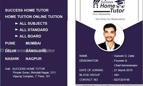 Success Home Tutor - School Tuitions in Kothrud, Pune