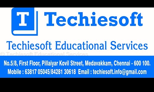 Techiesoft Educational Services - Job Training in Pallikaranai, Chennai