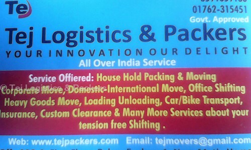 Tej Logistics & Packers - Packers and Movers in Dhakoli, Zirakpur