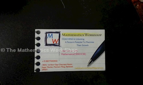 The Mathematics Work Shop - School Tuitions in Ambedkar Chowk, Rishikesh