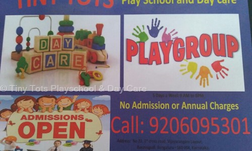 Tiny Tots Playschool & Day Care - School Tuitions in Basavanagudi, Bangalore