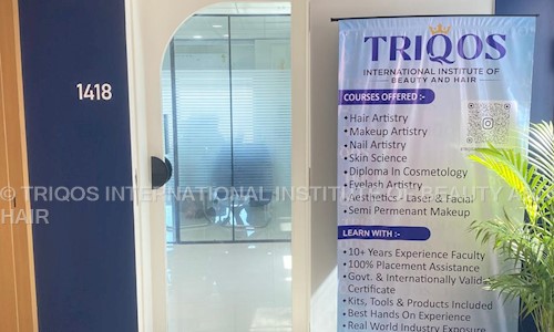 TRIQOS INTERNATIONAL INSTITUTE OF BEAUTY AND HAIR  - Job Training in Varachha, Surat