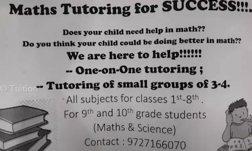 Sejal  Tuition - School Tuitions in Jivraj Park, Ahmedabad