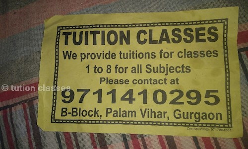Tuition Classes - School Tuitions in Palam Vihar, Gurgaon