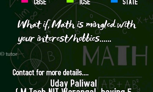 Uday Math home/online tutor - School Tuitions in Kopar Khairane, Mumbai