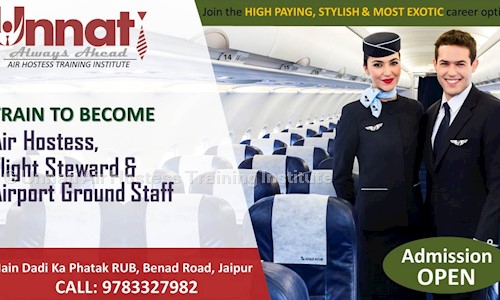 Unnati Air Hostess Training Institute - Job Training in Jhotwara, Jaipur