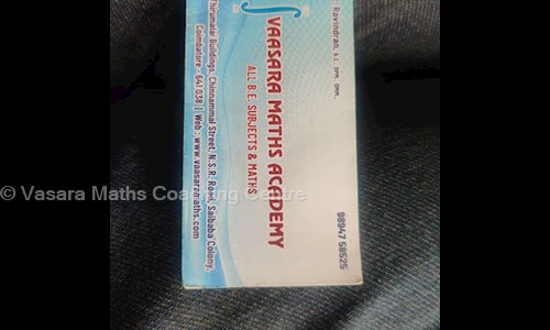 Vasara Maths Coaching Centre - School Tuitions in Saibaba Colony, Coimbatore