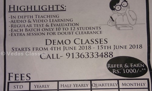 Vedas Classes - School Tuitions in C.B.D. Belapur, Mumbai
