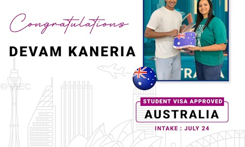 Malhar Patel's VIEC-Student Visa Consultant - Entrance Exam Coaching in Kalawad Road, Rajkot